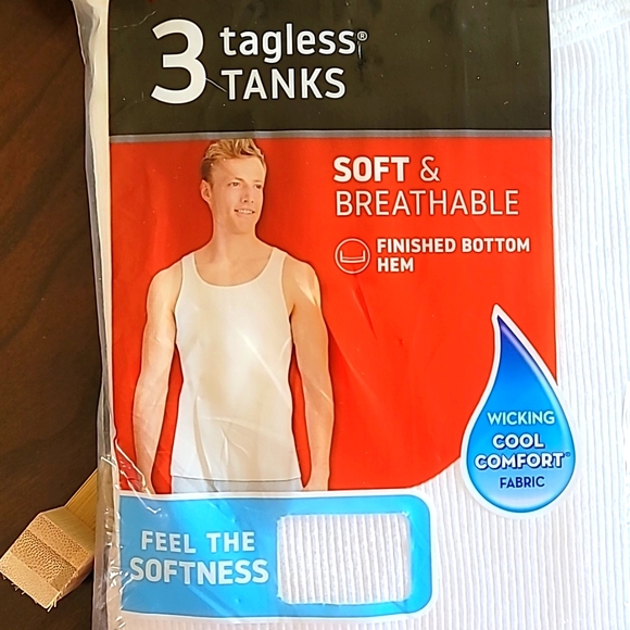 Hanes tagless tanks - Picture 2 of 8